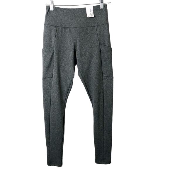 Rue21 NWT Women's Gray High-Rise Leggings with Pockets Size Small - Picture 1 of 9